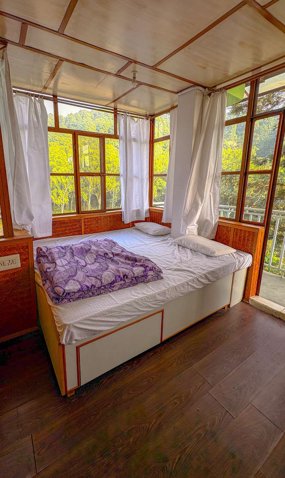 Master Teacher Sharat Arora standing in white kurta